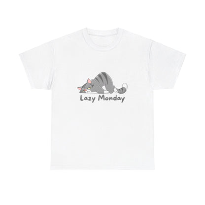 Lazy Monday Cat Tee