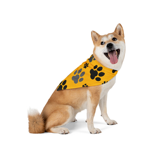 Paw Pattern Pet Bandana