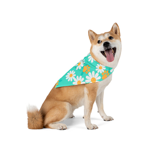 Flowers & Paws Bandana